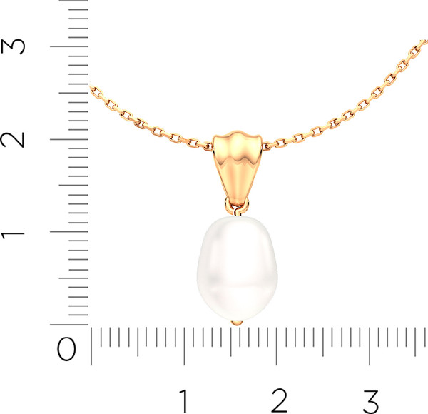 Изображение товара Колье из розового золота ZORKA 550113.14K.R (50см, с жемчугом)