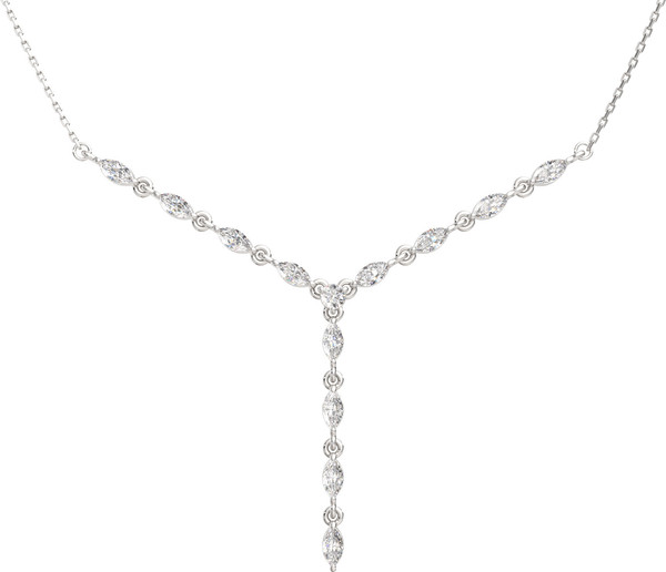 Изображение товара Колье из серебра ZORKA 05501289 (45см, с фианитами)