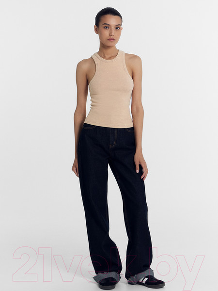 Изображение товара Майка Mark Formelle 112939 (р.164/170-100-106, кофе с молоком/декор)