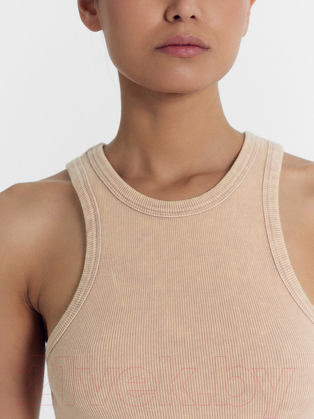 Изображение товара Майка Mark Formelle 112939 (р.164/170-100-106, кофе с молоком/декор)