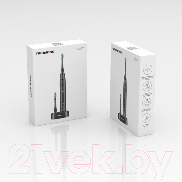 Изображение товара Звуковая зубная щетка Redmond TB4601 (серый)
