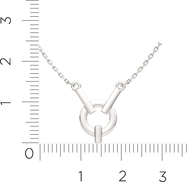 Изображение товара Колье из серебра ZORKA 0540072 (45см)