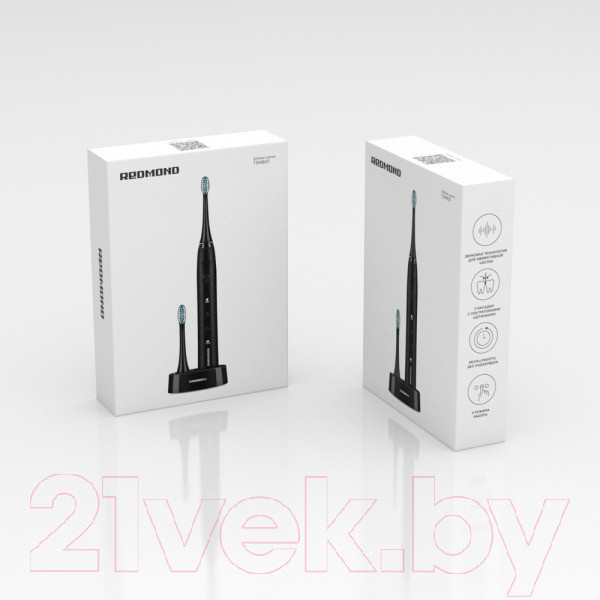 Изображение товара Звуковая зубная щетка Redmond TB4601 (черный)