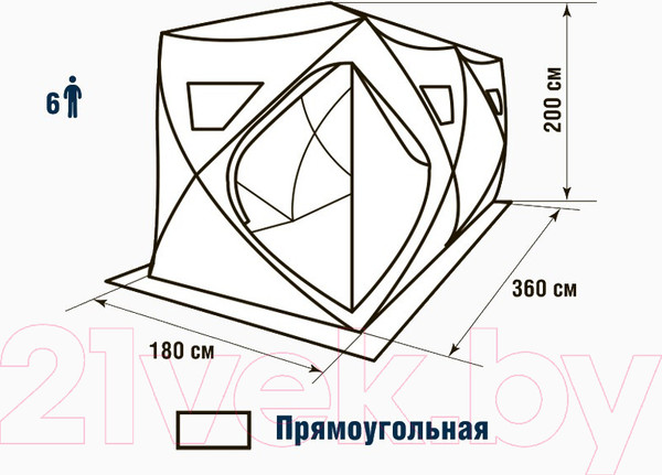 Изображение товара Палатка Higashi Double Comfort Pro / 03511