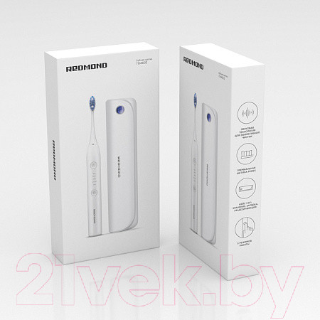 Изображение товара Звуковая зубная щетка Redmond TB4602 (белый)