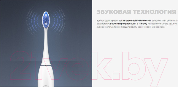 Изображение товара Звуковая зубная щетка Redmond TB4602 (белый)