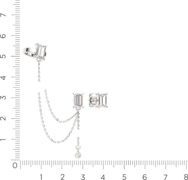 Изображение товара Серьги из серебра ZORKA 03101259.ZZ (с фианитами)