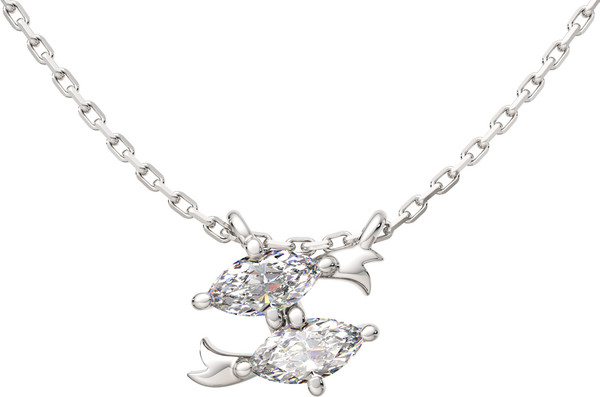 Изображение товара Колье из серебра ZORKA 0550084.ZZ (45см, с фианитами)