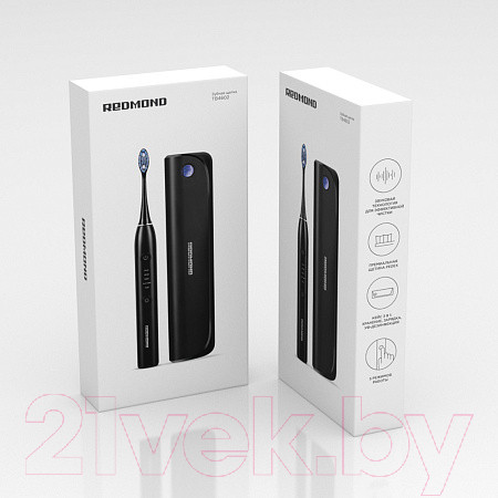 Изображение товара Звуковая зубная щетка Redmond TB4602 (черный)
