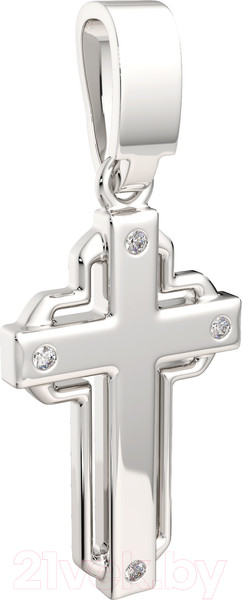 Изображение товара Крестик из серебра ZORKA 0440356.ZZ.REL (с фианитами)