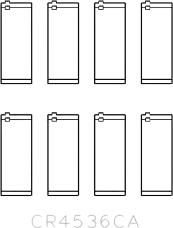 Изображение товара Комплект вкладышей двигателя King Auto CR4536CA STD