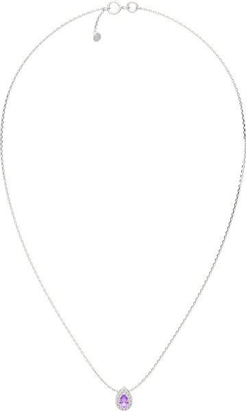 Изображение товара Колье из серебра ZORKA 05S6042.ZZ (45см, с аметистом и фианитами)