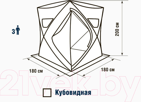 Изображение товара Палатка Higashi Winter Camo Comfort / 02630