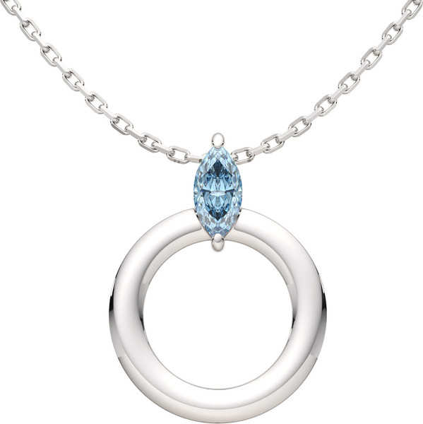 Изображение товара Колье из серебра ZORKA 05S4006 (45см, с топазом)