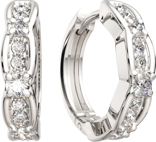 Изображение товара Серьги из серебра ZORKA 0310763.ZZ (с фианитами)