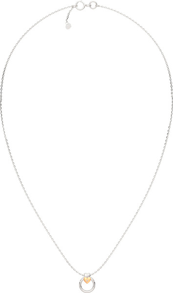 Изображение товара Колье из серебра ZORKA 05D0024.G14K.ZZ 450 (45см, c золотом и бриллиантом)