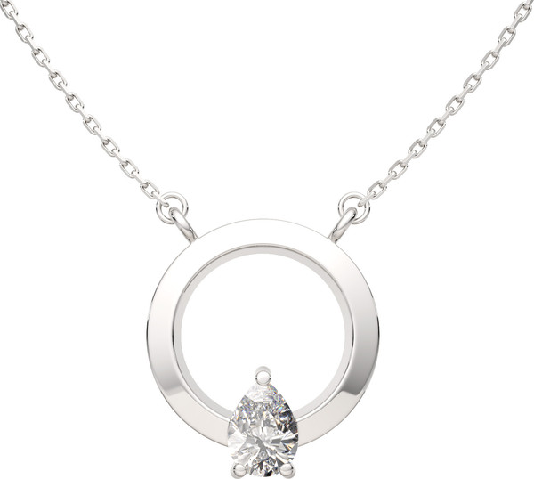 Изображение товара Колье из серебра ZORKA 0550058.ZZ (45см, с фианитом)