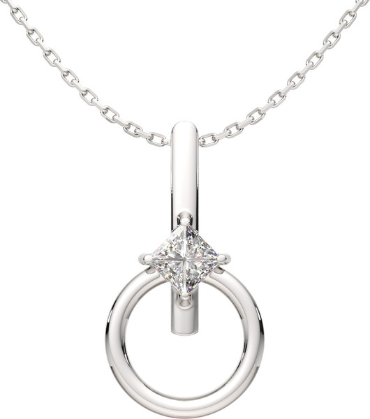 Изображение товара Колье из серебра ZORKA 0550733.ZZ (45см, с фианитом)