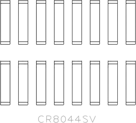 Изображение товара Комплект вкладышей двигателя King Auto CR8044SV STD 