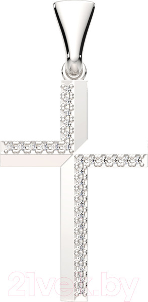 Изображение товара Крестик из серебра ZORKA 0440002.REL (с фианитом)