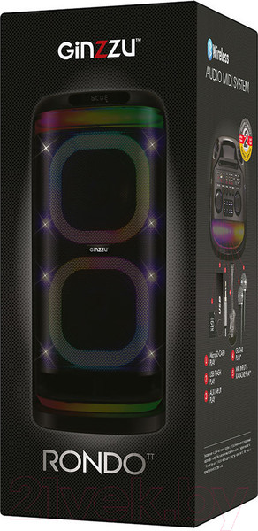 Изображение товара Портативная акустика Ginzzu GM-115