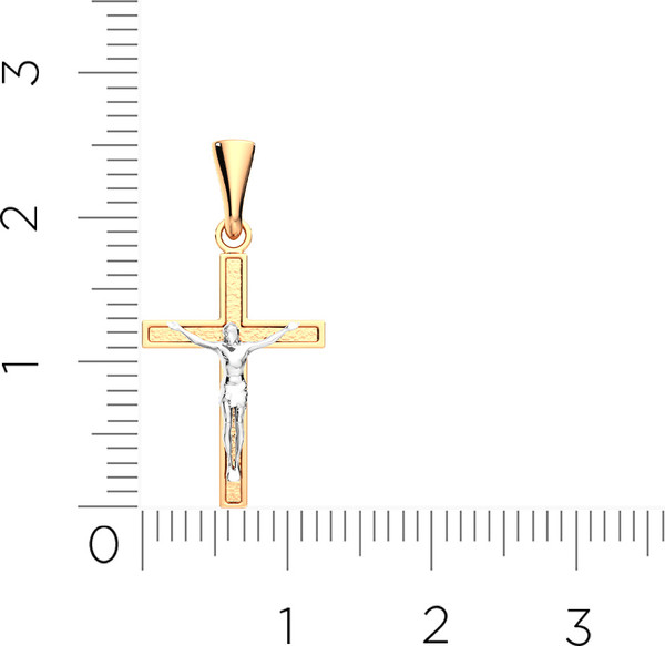 Изображение товара Крестик из розового золота ZORKA 410019.2.14K.R.REL