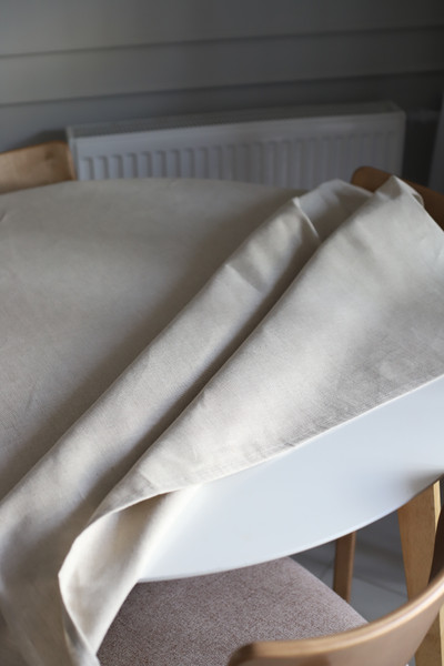 Изображение товара Скатерть Mio Tesoro Лен150Ск-1 (150x150, серый)