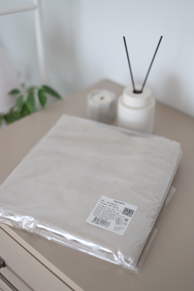 Изображение товара Скатерть Mio Tesoro Лен180Ск-1 (180x150, серый)