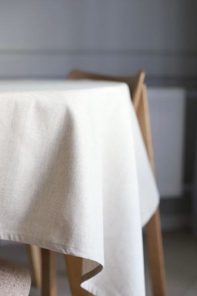 Изображение товара Скатерть Mio Tesoro Лен180Ск-1 (180x150, серый)