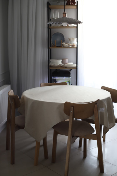 Изображение товара Скатерть Mio Tesoro Лен220Ск-1 (220x150, серый)