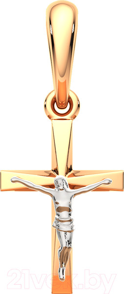 Изображение товара Крестик из комбинированного золота ZORKA 430146.14K.B.REL