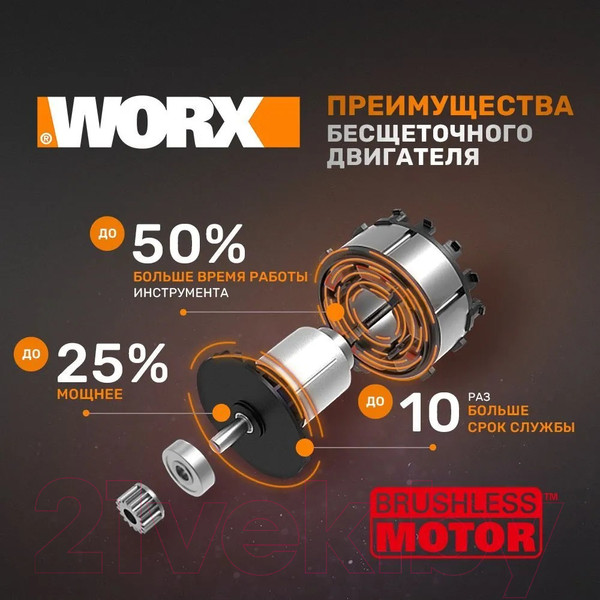 Изображение товара Пила цепная аккумуляторная Worx WG385E.9
