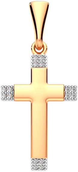 Изображение товара Крестик из розового золота ZORKA 440528.14K.R (с фианитом)