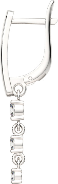 Изображение товара Серьги из серебра ZORKA 0310960.ZZ (с фианитами)