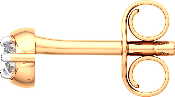 Изображение товара Серьги из розового золота ZORKA 310965.14K.R.ZZ (с фианитами)