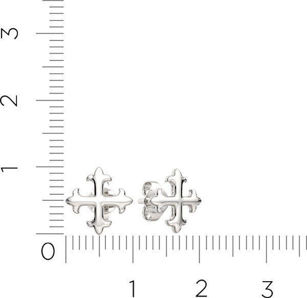Изображение товара Серьги из серебра ZORKA 0300434