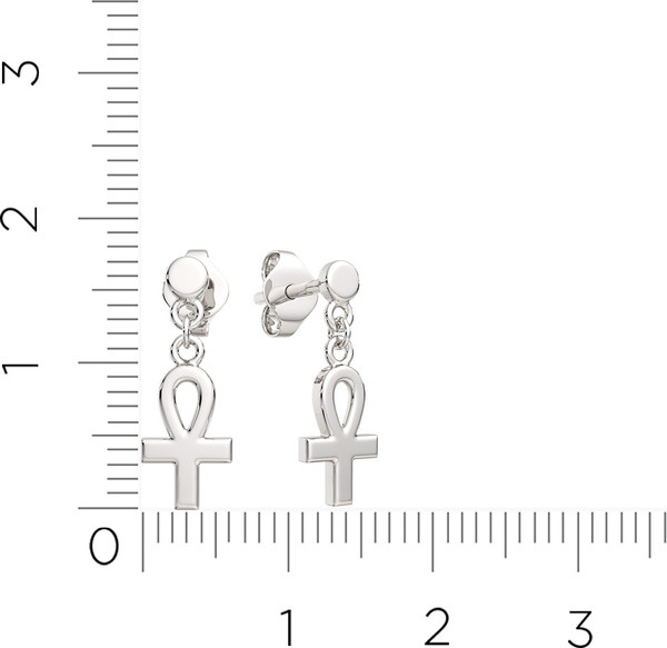 Изображение товара Серьги из серебра ZORKA 0300435