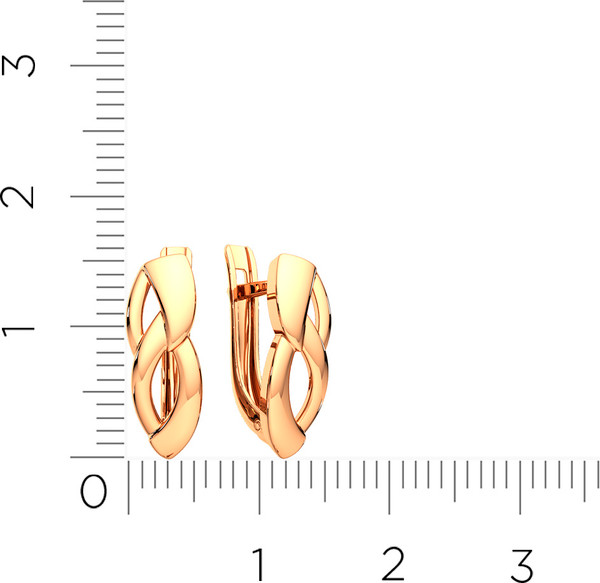 Изображение товара Серьги из розового золота ZORKA 300345.14K.R 