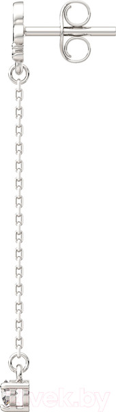 Изображение товара Серьги из серебра ZORKA 0310889.ZZ (с фианитами)