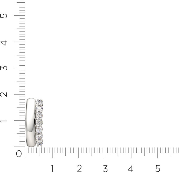 Изображение товара Серьги из серебра ZORKA 0310961.ZZ (с фианитами)