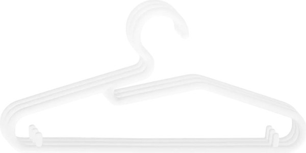 Изображение товара Набор пластиковых вешалок-плечиков Пластишка 431324816  (белый)