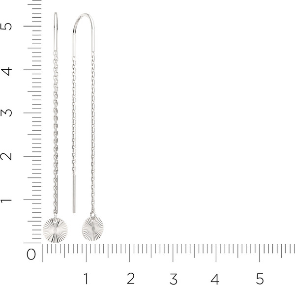 Изображение товара Серьги из серебра ZORKA 0390073