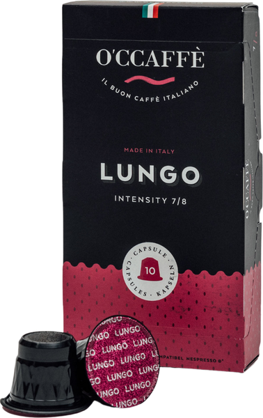 Изображение товара Кофе в капсулах O'ccaffe Lungo стандарт Nespresso (10x5г)