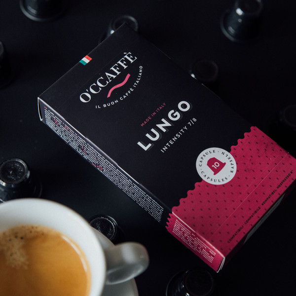 Изображение товара Кофе в капсулах O'ccaffe Lungo стандарт Nespresso (10x5г)