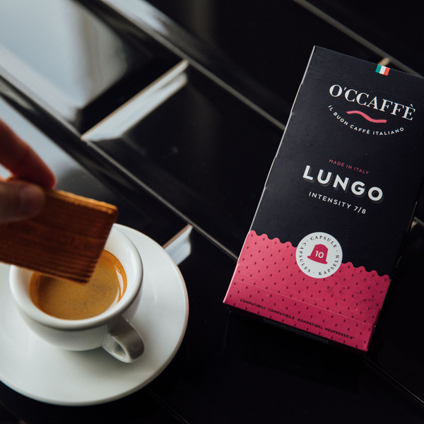 Изображение товара Кофе в капсулах O'ccaffe Lungo стандарт Nespresso (10x5г)