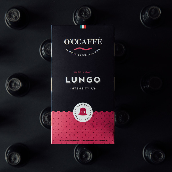 Изображение товара Кофе в капсулах O'ccaffe Lungo стандарт Nespresso (10x5г)