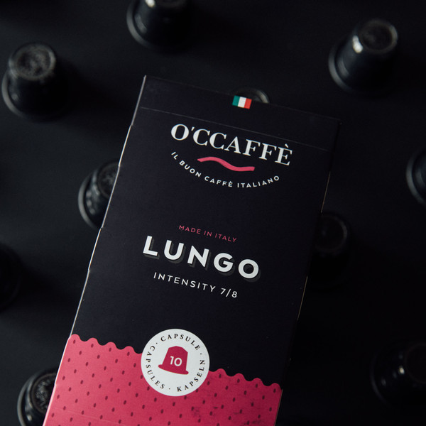 Изображение товара Кофе в капсулах O'ccaffe Lungo стандарт Nespresso (10x5г)