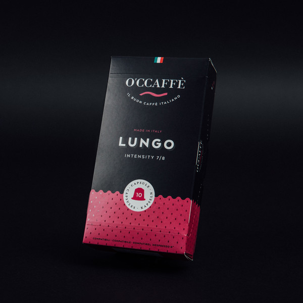 Изображение товара Кофе в капсулах O'ccaffe Lungo стандарт Nespresso (10x5г)