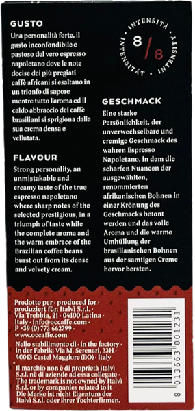 Изображение товара Кофе в капсулах O'ccaffe Napoli стандарт Nespresso (10x5г)