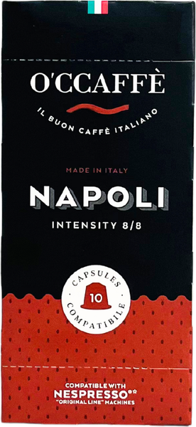 Изображение товара Кофе в капсулах O'ccaffe Napoli стандарт Nespresso (10x5г)